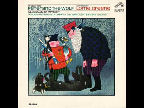 Peter And The Wolf (Narrated By Lorne Greene).wmv