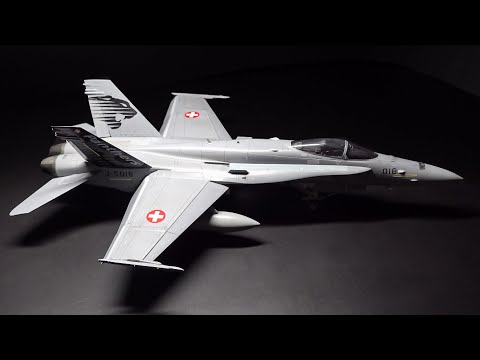 Kinetic Gold 1/48th F/A-18 Swiss Panthers | Build Video