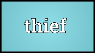 Thief Meaning