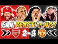 Arsenal Fans MELTDOWN Reactions To Arsenal 2 3 Man United Premier League Fan Reactions