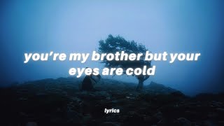 you're my brother but your eyes are cold (Lyrics) tiktok song | Frank Ocean - Wiseman