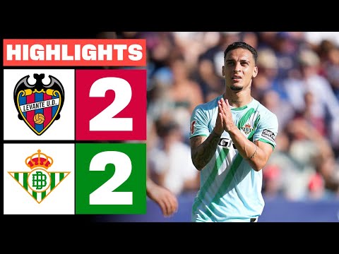 Levante vs. Real Betis 2-2 Highlights and Goals | LaLiga 2025 | Real Betis Levante