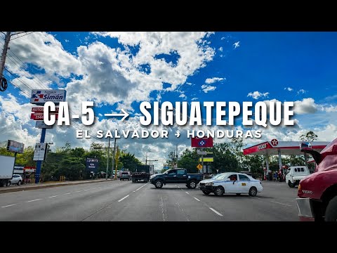 CA-5 desde Canal Seco hasta Siguatepeque Honduras | Recorrido 4K en automóvil | Camino a La Ceiba #5