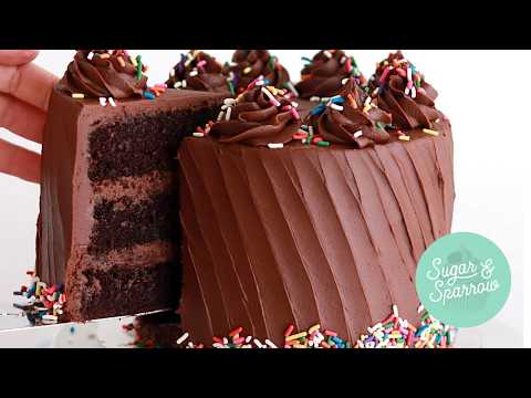 EASY Eggless Chocolate Cake Recipe (Can Be Made Vegan)!