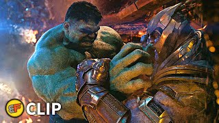 Hulk vs Thanos - Spaceship Fight Scene  Avengers I