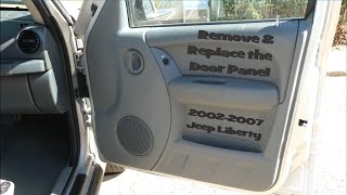 Remove and Replace the Door Panel on Your 2002-2007 Jeep Liberty KJ