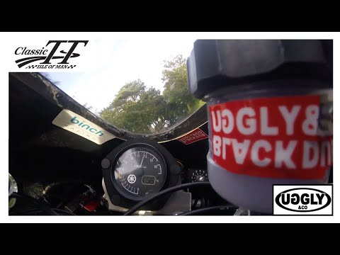 On-board Lightweight Classic TT 2019 with Jamie Coward. Isle of Man TT (IOM TT)