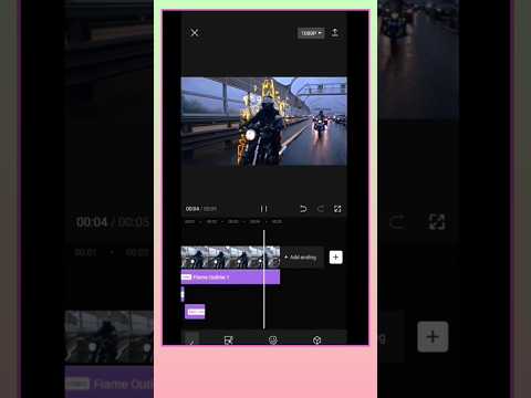 Cinematic Biker Fire Effect in CapCut Video Editor-Tutorial CapCut App Mobile Video Editing #shorts