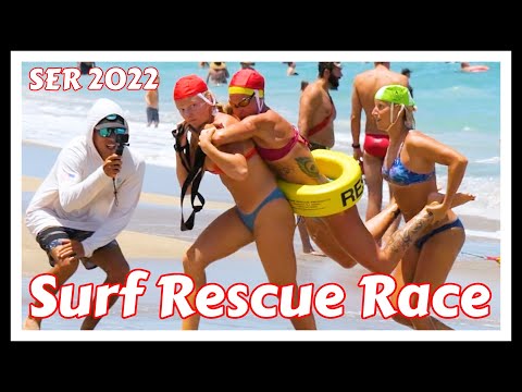 2022 USLA SER Championships - Women's Surf Rescue Race
