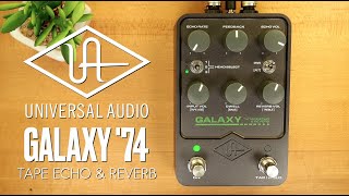 Video thumbnail for Universal Audio Galaxy '74 Tape Echo & Reverb | UAFX (Stereo) by Pedal of the Day
