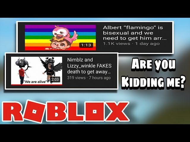 Youtuber Wants Flamingo Arrested People Still Making Fun Of Nimblz And Lizzy S Passing Lisa Gaming Roblox Face Reveal بواسطة Pabxie - nimblz roblox death cause
