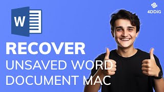 Recover Unsaved Word Document Mac - 4 Ways to Recover Unsaved/Lost/Deleted Word Document on Mac