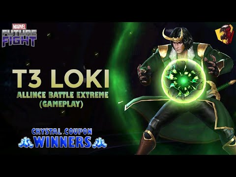 MARVEL FUTURE FIGHT - LOKI IN ABX (BURN SEASON) / CRYSTAL COUPON WINNERS ANNOUNCEMENT