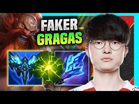 FAKER IS A MONSTER WITH GRAGAS! - T1 Faker Plays Gragas Support vs Leona! | Season 11