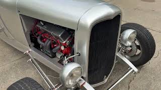 1929 Ford Model A Custom Roadster Start Up and Engine