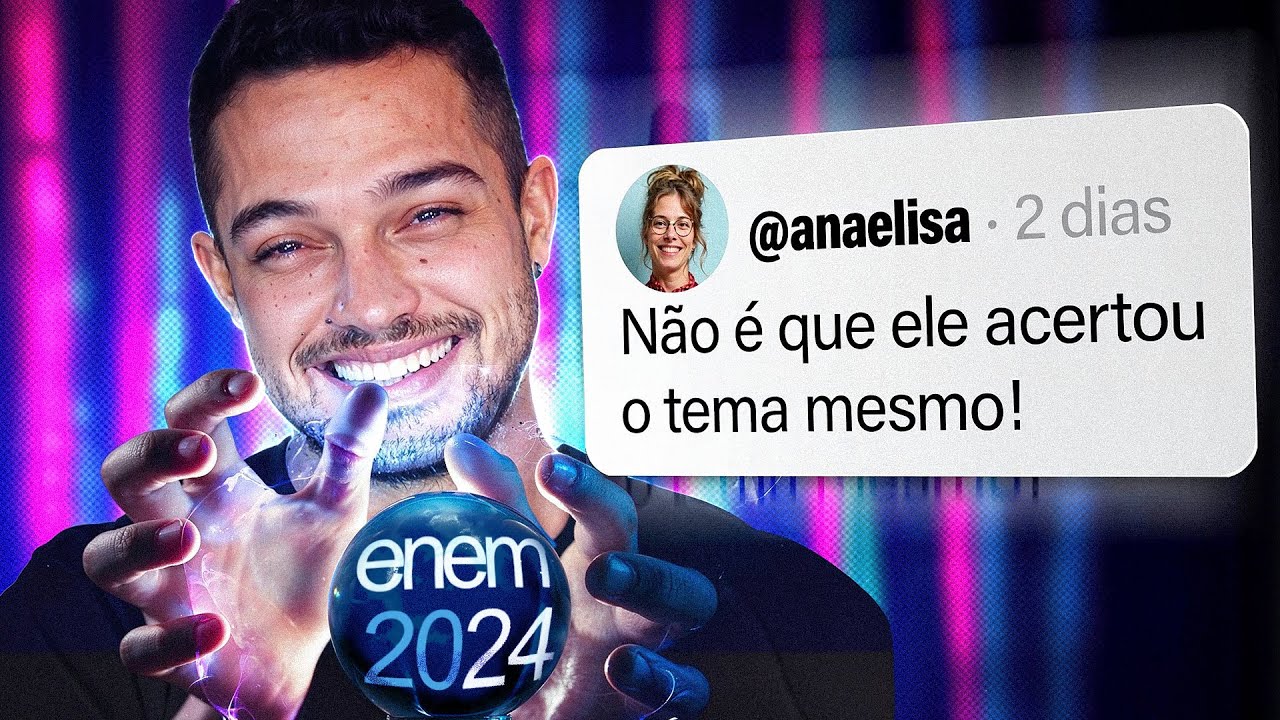 7 possíveis temas da redação do Enem com repertórios | Redação Enem 2024