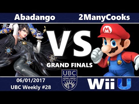 UBC ##28 Pre BoBC2: Grand Finals - LG|Abadango (Bayonetta) vs 2ManyCooks (Mario)