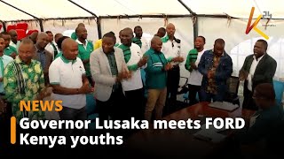 Governor Lusaka meets FORD Kenya youths to strategize against Tawe movement in Western region.