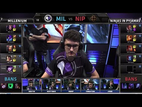 Millenium vs Ninjas in Pyjamas Game 5 | S4 EU LCS Summer Promotion Tournament Day 1 | MIL vs NIP G5