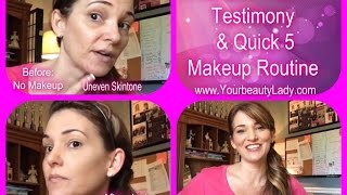 AVON Anew Vitale Testimonial & Quick Makeup Tutorial
