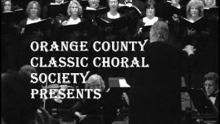 Orange County Classic Choral Society Christmas