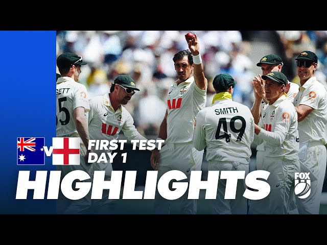 19 Wickets Fall in Ashes Opener 😮 | Australia v England Highlights | Test 1, Day One | Fox Cricket