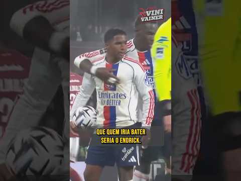 QUERIAM BATER PÊNALTI NO LUGAR DO ENDRICK #shorts