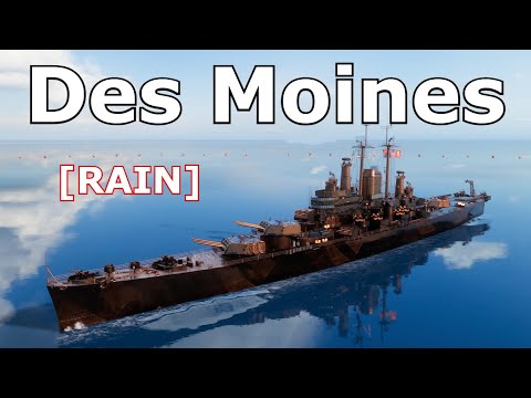 World of WarShips Des Moines - 5 Kills 347K Damage