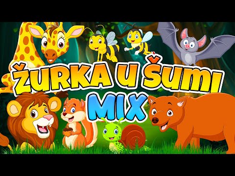 Žurka u šumi MIX (2023) ❤️️ Najlepše pesmice za decu 💛 Muzika za bebe 💚 Eci Peci Pec pesmice MIX 💜