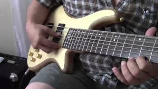 Video thumbnail for Schecter Custom-6 six string bass by tad sharpe