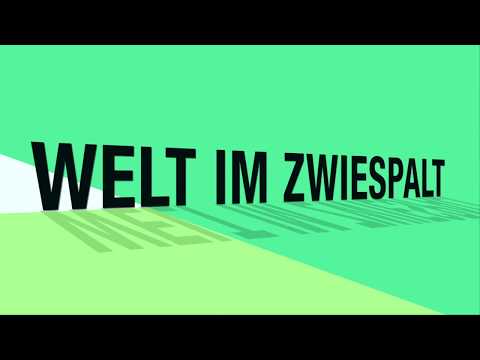 Szenische Darstellung zu dem Werk "Welt im Zwiespalt"