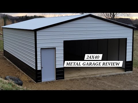 24X40 Metal Building/Garage Review