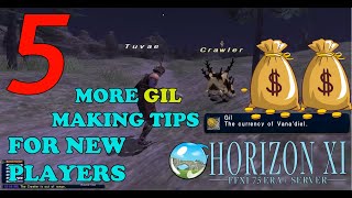 5 more Tips for Making gil on HorizonXI as a new player #ffxi #finalfantasy