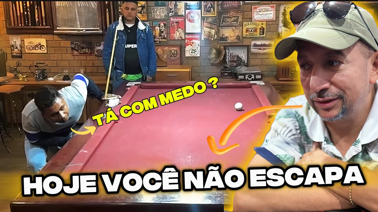 ESSE DIA FICOU TENSO DEMAIS ...VEJAM ! #sinuca #diegobarsinuca