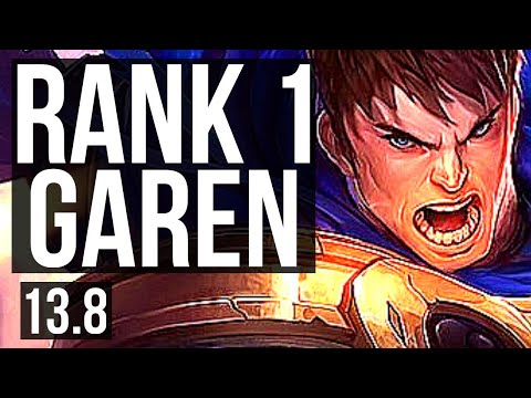 GAREN vs RENEKTON (TOP) | Rank 1 Garen, 3.4M mastery, 800+ games, 13/2/2 | KR Challenger | 13.8
