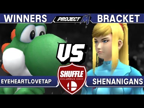 Project M - eyeheartlovetap (Yoshi) vs Shenanigans (Zero Suit Samus) - Shuffle BOTM Winners