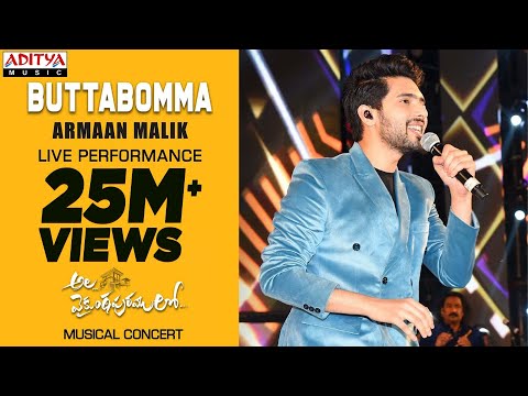 Butta Bomma Song Live Performance By Armaan Malik @ 