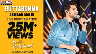 Butta Bomma Song Live Performance By Armaan Malik 