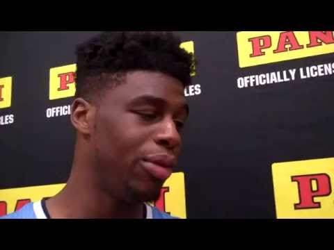 Emmanuel Mudiay at the 2015 NBA Rookie Photo Shoot
