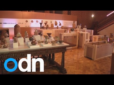Colombia gets archaeological treasures back from suspected drug cartel