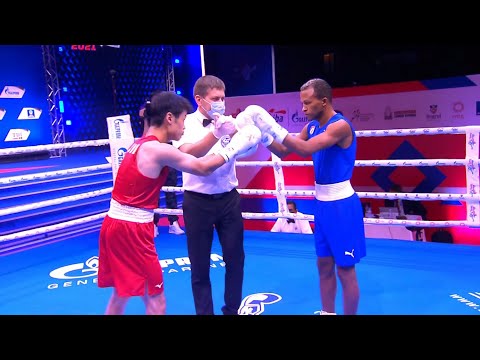 Day 3 (60kg) TSUTSUMI Hayato (JPN) vs ALVAREZ ESTRADA Lazaro (CUB) | AIBA WCHs 2021