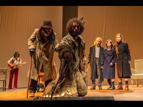 Eracle con gli allievi del Master della Scuola di Recitazione Teatro Stabile di Genova