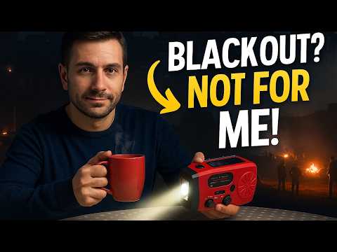 🔋 Solar Emergency Power Bank 4000mAh | LED Light | Radio | SOS 🔦 #action #actionguide 