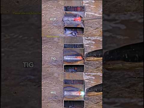 Welding Pattern Typs ARC, MIG, TIG #welding #shorts #arcwelding #mig #tig