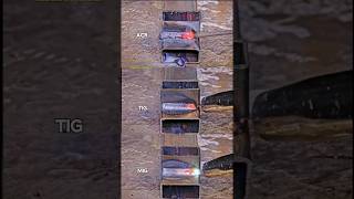 Welding Pattern Typs ARC, MIG, TIG #welding #shorts #arcwelding #mig #tig