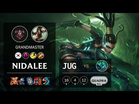 Nidalee Jungle vs Hecarim - KR Grandmaster Patch 10.19