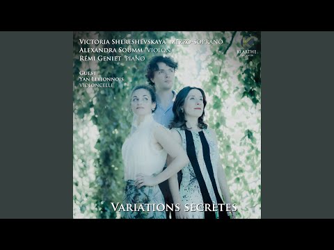 4 poèmes pour voix, violon et piano: II. L’oiseau jaune chante sur l’arbre