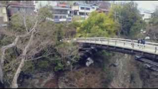 preview picture of video '日本三奇橋　名勝「猿橋」を渡る！　2014・02・27　山梨県大月市'