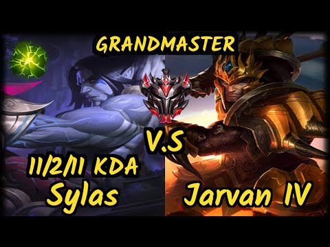 LDLC Djoko (SYLAS) vs JARVAN IV - 11/2/11 KDA JUNGLE GAMEPLAY - EUW Ranked GRANDMASTER