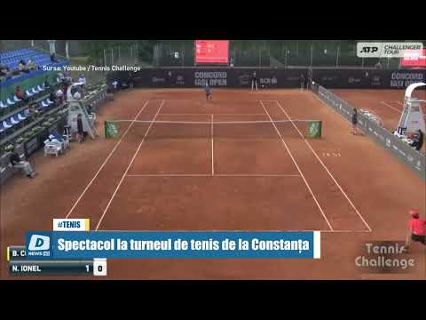 Spectacol la turneul de tenis de la Constanța